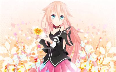 IA, 4k, Tori no Uta, konst, manga, Vocaloid