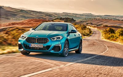 BMW 2-Sarja Gran Coupe, 4k, tie, 2020-autot, saksan autoja, 2020 BMW 2-Sarjan Gran Coupe M235i, BMW