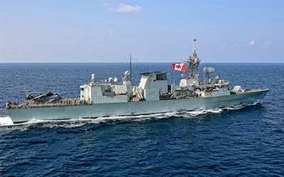 hmcs toronto, ffh-333, kanadische fregatte der halifax-klasse fregatten, flagge von kanada, kanadische kriegsschiff, royal canadian navy, der kanadischen streitkr&#228;fte, kanada