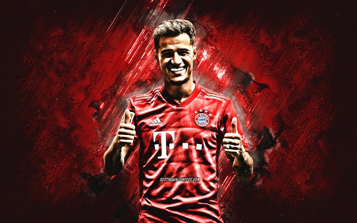 Philippe Coutinho, FC Bayern Munich, le milieu de terrain du br&#233;sil, joueur de football, portrait, de la Bundesliga, Allemagne, football, Coutinho Bayern Munich