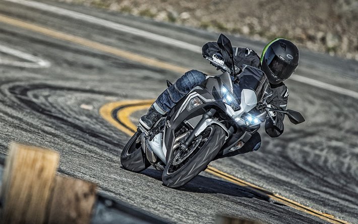 Kawasaki Ninja 650R, 2020, moto sportive, il nuovo grigio Ninja 650R, vista frontale, bici da corsa, moto giapponesi, Kawasaki