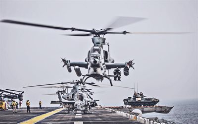 Bell AH-1Z Viper, military helicopters, American Army, US Marine Corps, Bell, Army of USA, attack helicopters