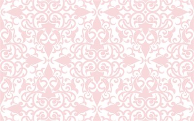 retro vintage textura, cor-de-rosa enfeite de fundo, ornamento textura, textura perfeita, cor-de-rosa retr&#244; de fundo, damasco textura
