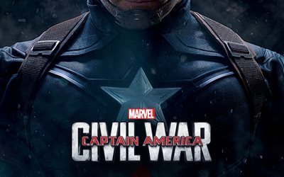 captain america-civil war, 2016, film, poster