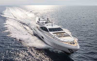 Mangusta 110, 4k, superyacht, luxury yacht, sea, Mangusta Yachts