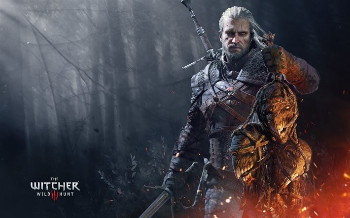 Witcher 3, Wild Hunt, 2017, Poster, new games