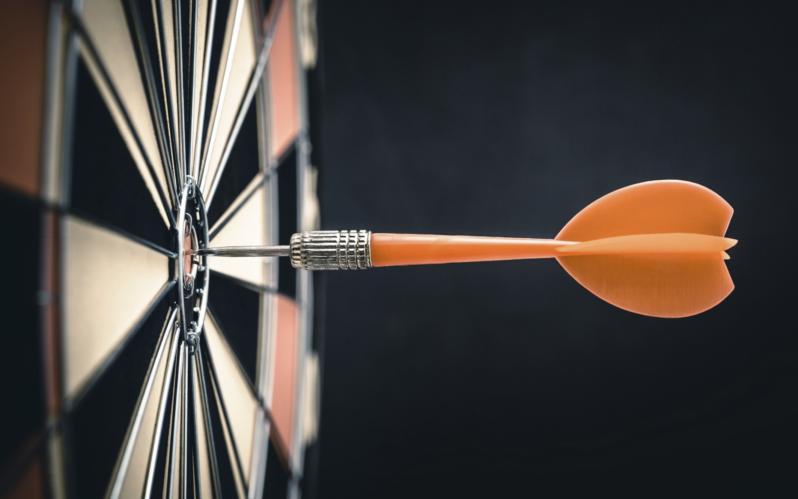Download wallpapers darts, goal, throwing darts, business concepts, exact  hit, target for desktop with resolution 2560x1600. High Quality HD pictures  wallpapers