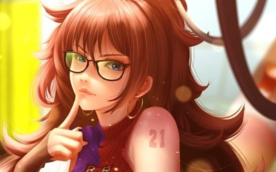 4k, Android 21, portrait, Dragon Ball FighterZ, DBZF, Dragon Ball