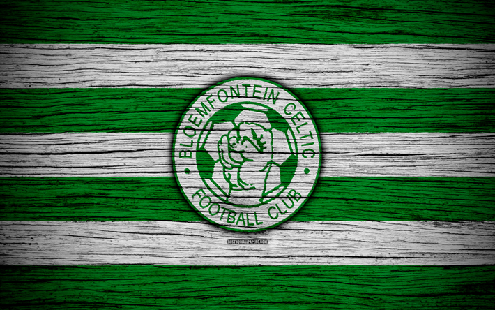 FC Bloemfontein Celtic, 4k, tr&#228;-struktur, Sydafrikanska Premier League, fotboll, Bloemfontein Celtic, Sydafrika, Bloemfontein Celtic FC