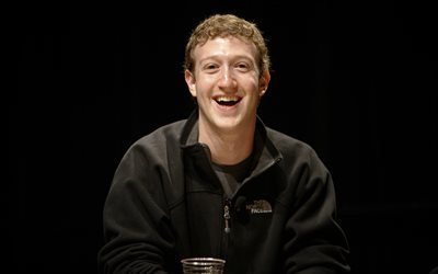 mark zuckerberg, 4k, american programmer, jungs, facebook-gr&#252;nder, prominente