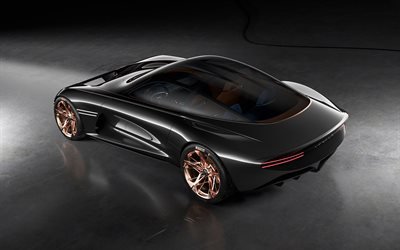Genesis Essentia Concept, 2018, exterior, top view, rear view, rope sports coupe, cars of the future, electric sports car