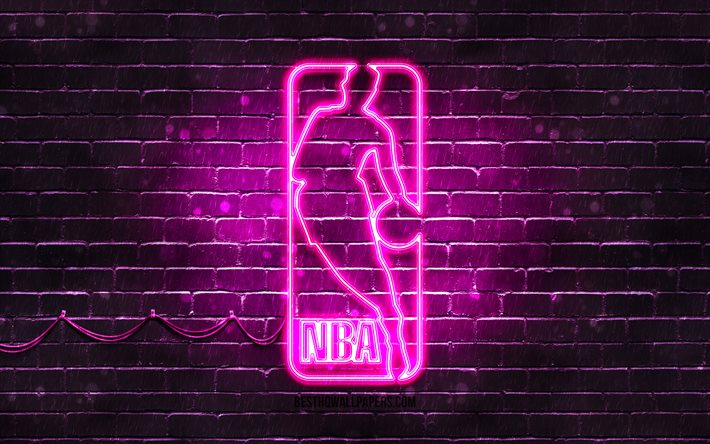 ダウンロード画像 Nba紫色のロゴ 4k 紫brickwall 全国バスケットボール協会 Nbaのロゴ アメリカのバスケットボールリーグ Nbaネオンのロゴ Nba フリー のピクチャを無料デスクトップの壁紙