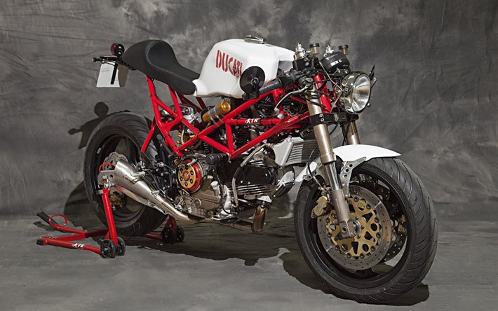 Ducati Monster, XTR Pepo, 2020, moto custom, tuning Mostro, bici da corsa, sport italiano moto, Ducati