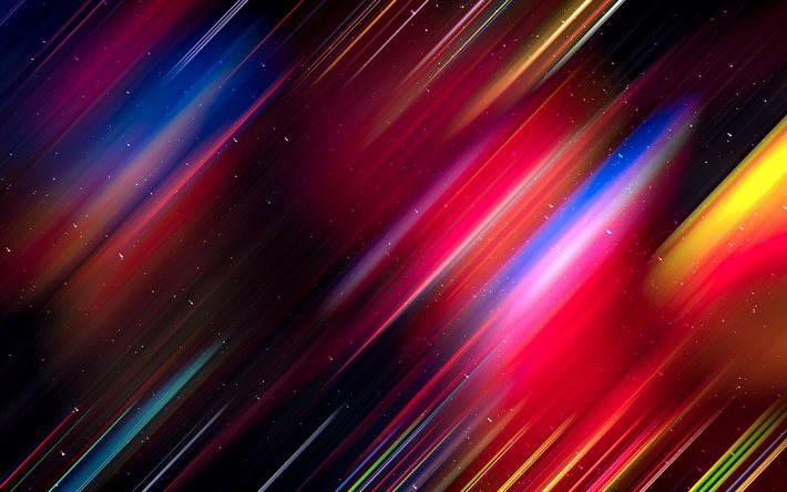 colorful radiance, space, abstract art, colorful rays, creative, colorful backgrounds