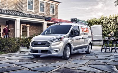 2021, Ford Transit Connect, N&#228;kym&#228; edest&#228;, Ulkopuoli, Cargo Cars, New White Transit Connect, American Cars, Cargo Transit Connect, Ford