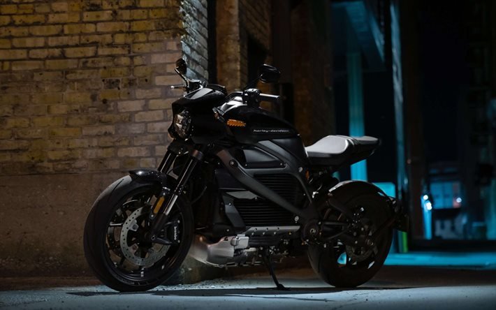 Harley-Davidson LiveWire, escurid&#227;o, 2021 bicicletas, superbikes, motocicletas americanas, Harley-Davidson