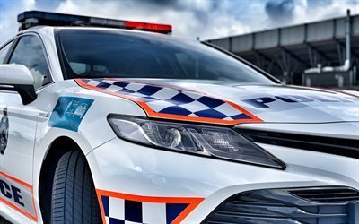 Toyota Camry, 2021, Queensland Polisi, QPS, Toyota Camry Polis Arabası, Japon arabaları, polis arabaları, Queensland, Avustralya