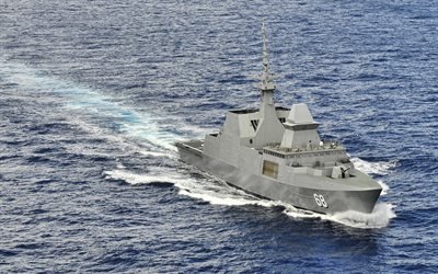 RSS Formidable, stealth frigate, Republic of Singapore Navy, warships, Formidable-class frigate