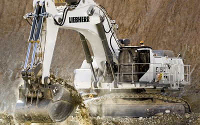 Liebherr R 9150 G7, crawler excavators, 2022 excavators, construction machinery, special equipment, construction equipment, Liebherr