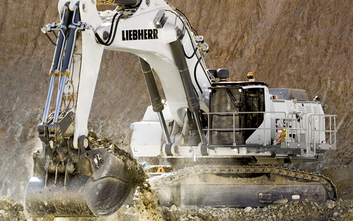 liebherr r 9150 g7, クローラーショベル, 2022ショベル, 建設機械, 特殊装置, リープヘル