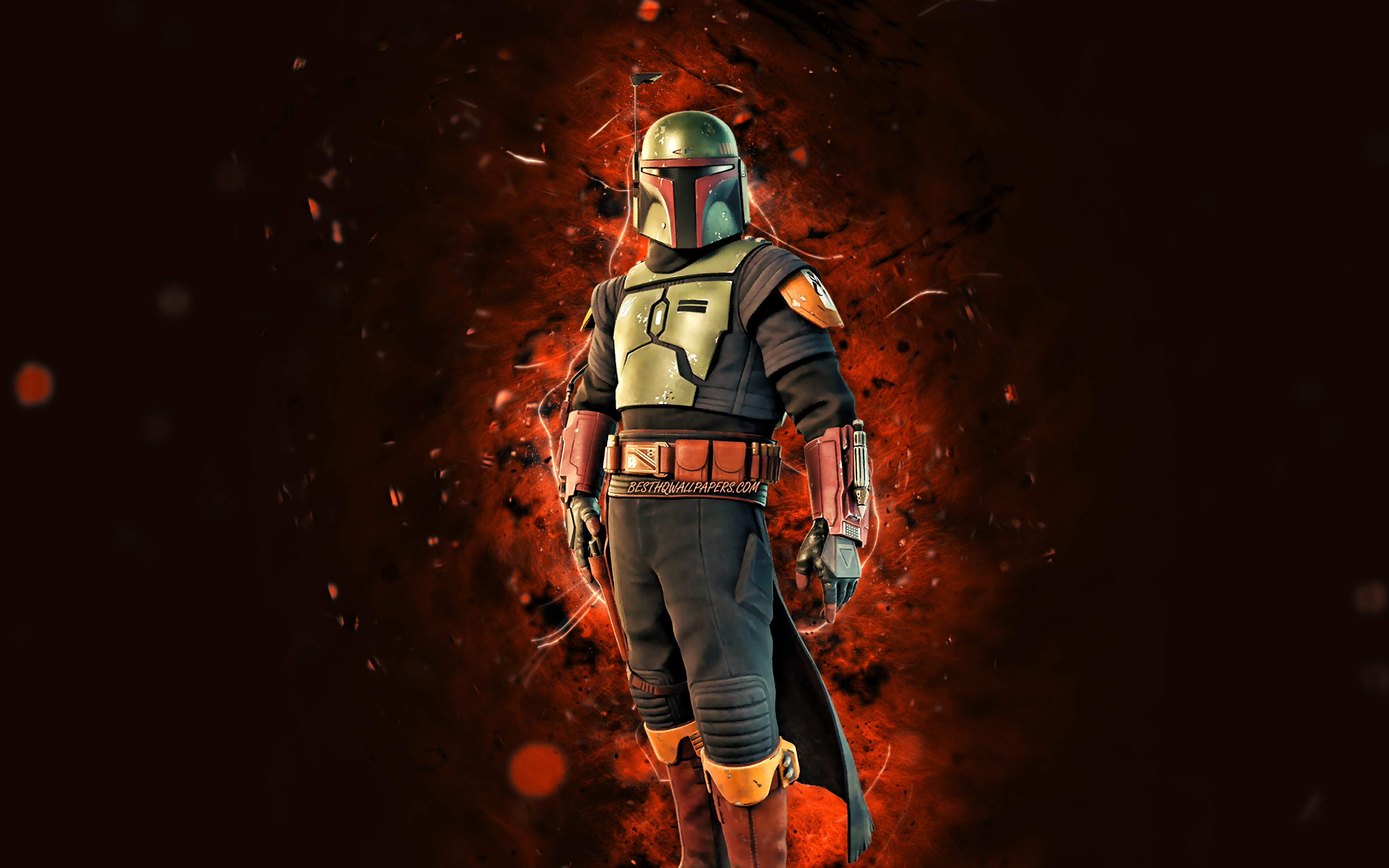 Download wallpapers Boba Fett, 4k, orange neon lights, Fortnite Battle  Royale, Fortnite characters, Boba Fett Skin, Fortnite, Boba Fett Fortnite  for desktop with resolution 1024x1024. High Quality HD pictures wallpapers