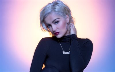 4k, Bebe Rexha, 2017, superstar, bellezza, biondo, cantante