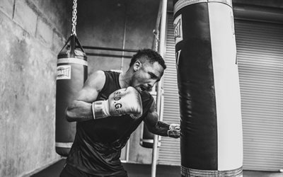 Andre Ward, American boxer, boxing, training hall, WBO, boxing pear, training, Olympic champion