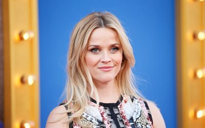 Reese Witherspoon, Sourire, femme, portrait, actrice am&#233;ricaine, maquillage, belle femme