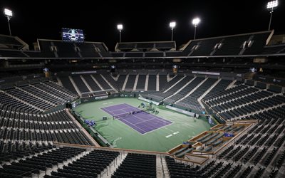 Indian Wells Tennis Garden, Indian Wells Masters, tennis court, tennis stadium, Hard, tennis, Indian Wells, California, USA