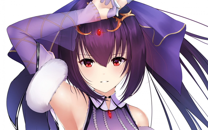 Fate Grand Order, Scathach Skadi, Caster, Protagonist, Grand Orders, Japanese manga, anime characters