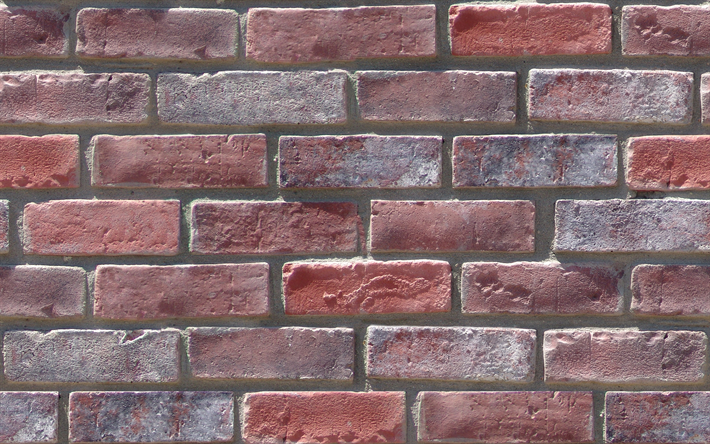 brown brickwall, close-up, brown bricks, identical bricks, bricks textures, brown brick wall, bricks, wall, brown bricks background