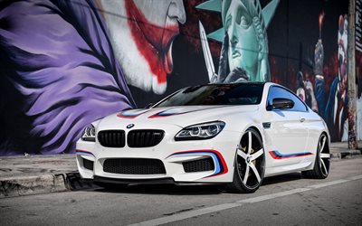 BMW M6, F12, optimizaci&#243;n de 2019 coches, supercars, Vossen wheels, CV3, Personalizada BMW M6, los coches alemanes, BMW