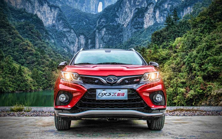 Soueast DX3 X, 4k, front view, 2021 cars, crossovers, HDR, 2021 Soueast DX3 X, chinese cars, Soueast