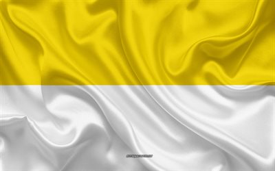Flag of Uribia, 4k, silk texture, Uribia, Colombian city, Uribia flag, Colombia