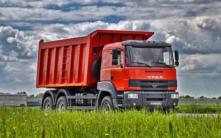 URAL-S35-510, HDR, 2021 trucks, cargo transport, dump trucks, LKW, russian trucks, URAL