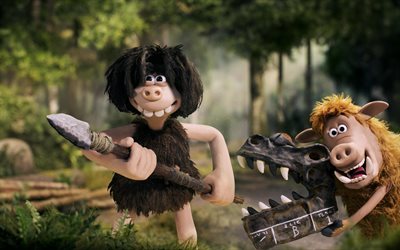 4k, hognob, gegraben, 3d-animation, 2018-film, der frühe mensch