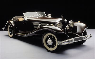 メルセデス-ベンツ500K, 1936, W29, スポーツとレトロ車, カブリオレ, クラシック車, メルセデス