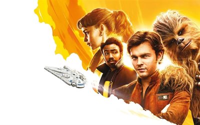 Solo A Star Wars Story, poster, 2018 movie, lden Ehrenreich, Emilia Clarke, Donald Glover