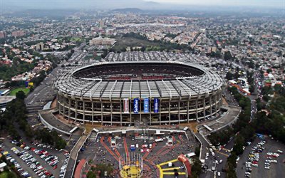 Azteca-Stadion, Mexico City, Tlalpan, Aztec Stadium, Club America Stadium, Meksikon stadium, yli 100 tuhatta katsojaa, Meksiko