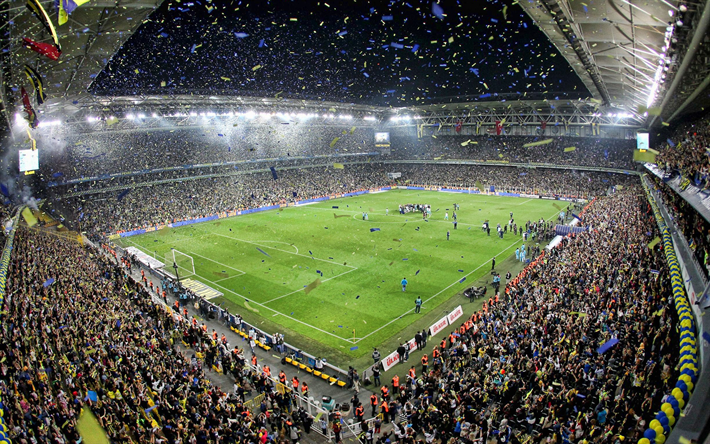 Sukru Saracoglu Stadium, turkish stadiums, Fenerbahce Stadium, football, full stadium, soccer, Istanbul, Turkey