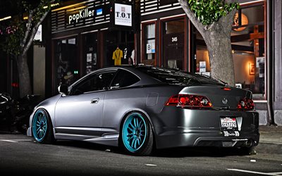 tuning, Acura RSX Coupe, street, stance, japanese cars, Acura