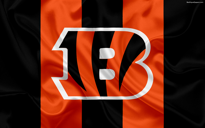 Cincinnati Bengals, logo, amblem, Ulusal Futbol Ligi, NFL, Cincinnati, Ohio, ABD, Amerikan Futbolu, Kuzey B&#246;l&#252;m&#252;