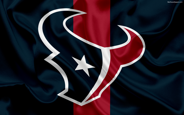 Los Houston Texans, logotipo, emblema, la Liga Nacional de F&#250;tbol americano, NFL, estados UNIDOS, el f&#250;tbol Americano