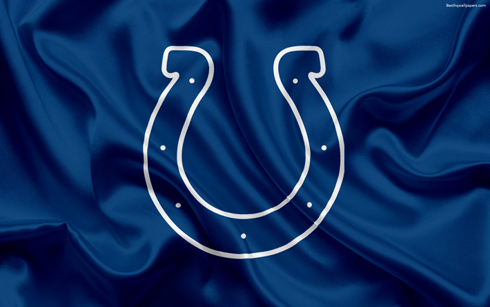 Indianapolis Colts, le football Am&#233;ricain, le logo, l&#39;embl&#232;me de la Ligue Nationale de Football, la NFL, Indianapolis, Indiana, &#233;tats-unis