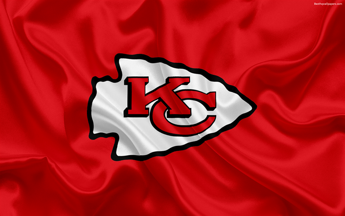 Kansas City Chiefs, Futebol americano, logo, emblema, A Liga Nacional De Futebol, NFL, Kansas City, Missouri, EUA