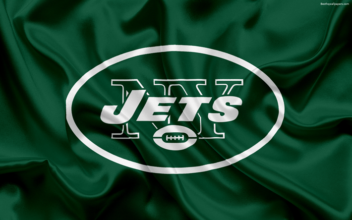 Jets de New York, le football Am&#233;ricain, le logo, l&#39;embl&#232;me de la Ligue Nationale de Football, NFL, New York, &#233;tats-unis