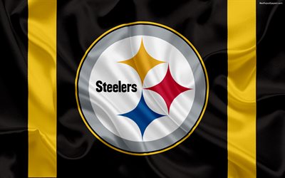 Pittsburgh Steelers, American football, logo, emblem, National Football League, NFL, Pittsburgh, Pennsylvania, USA