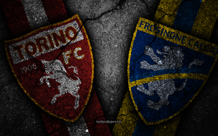 Torino vs Frosinone, Omg&#229;ng 8, Serie A, Italien, fotboll, Torino FC, Frosinone FC, italiensk fotboll club