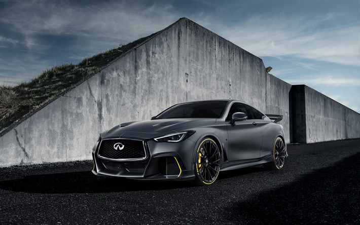 Download Wallpapers 2018 Infiniti Q60 Project Black S