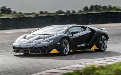 Lamborghini Centenario, limited car, four-wheel drive supercar, 4k, sports car, Italian cars, Lamborghini